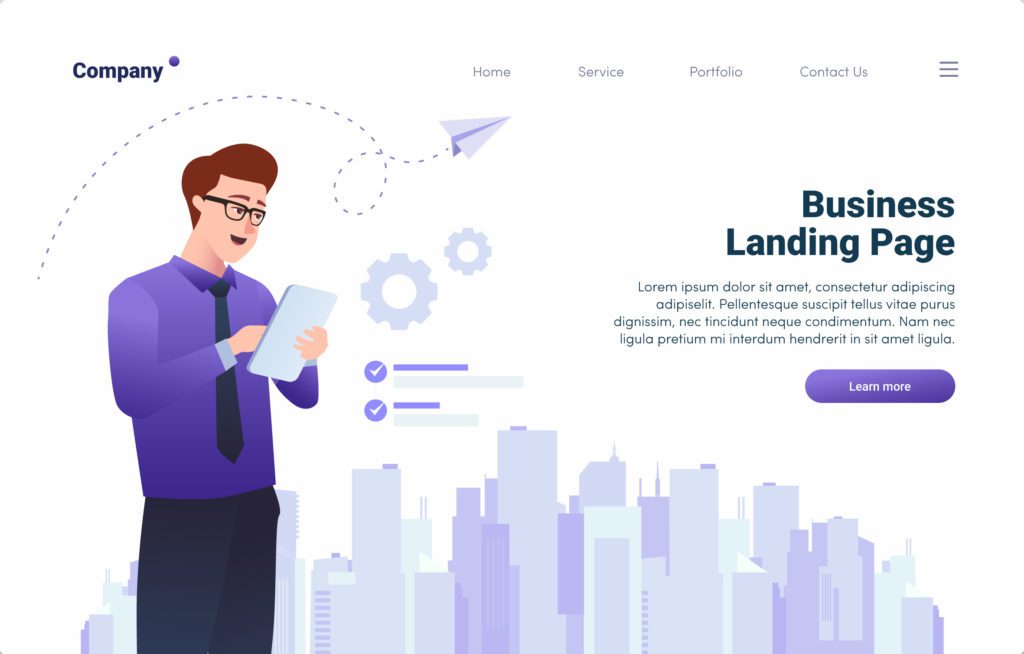 Landing Page Example